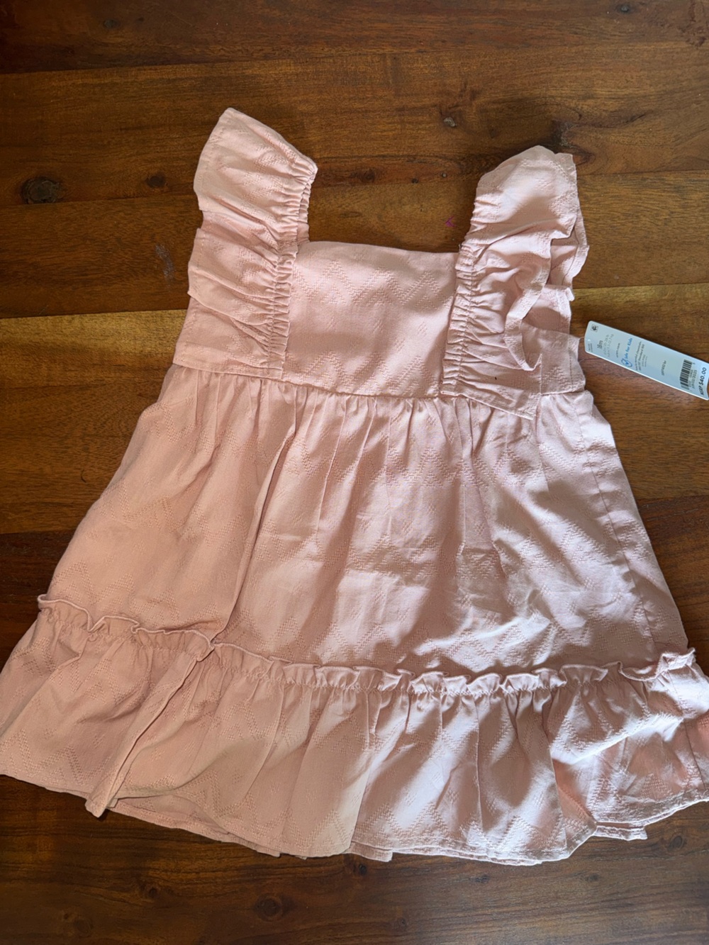 Carter's Light Pink Ruffle Strap Sundress